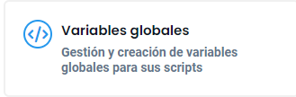 Variables globales button